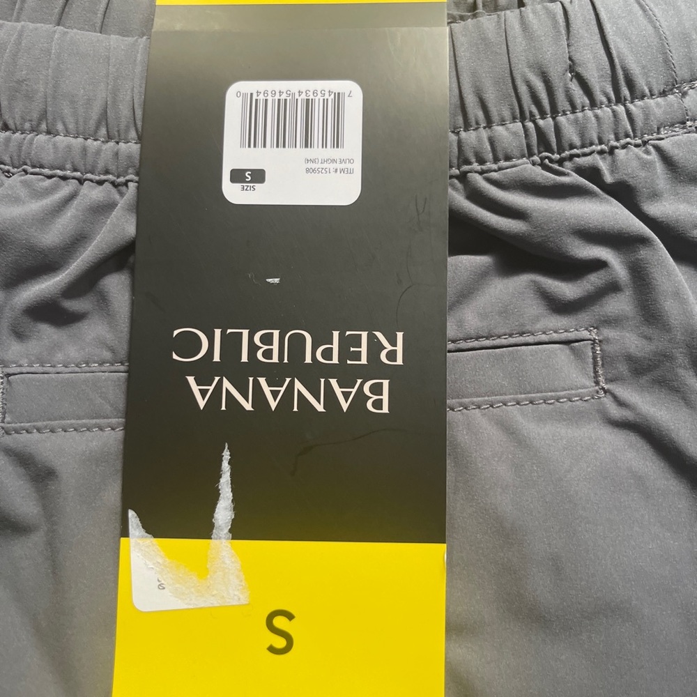 NEW Banana Republic Men's Tech Jogger Grey Size Small
